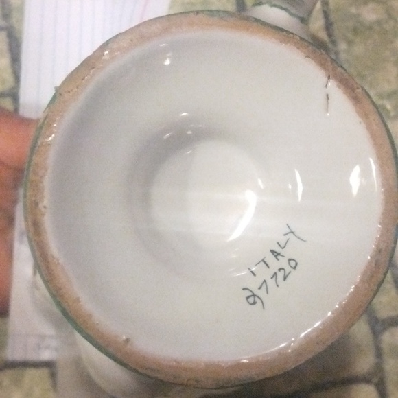 Vintage pottery pitcher - Picture 6 of 8